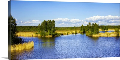 Russia, Karelia, Volga Baltic Waterway, Onega lake, delta