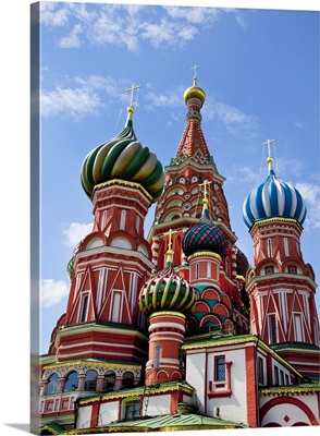 Russia, Moscow Oblast, Moscow, Red Square, St Basil's Cathedral