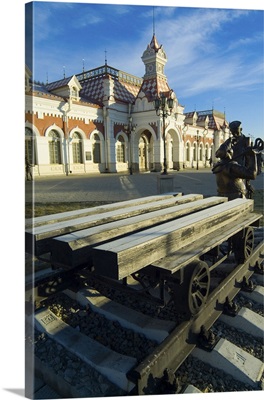 Russia, Sverdlovsk Oblast, Yekaterinburg, old train station