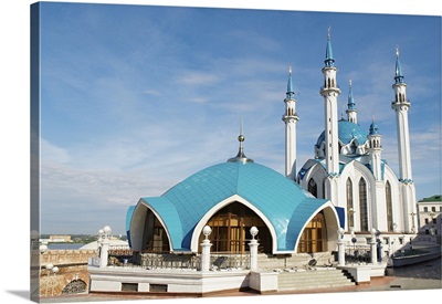 Russia, Tatarstan, Kazan Kremlin, Kul Sharif mosque