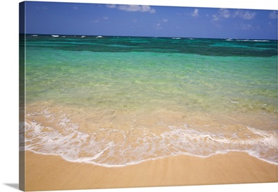 Saint Lucia, Gros Islet, Caribbean, Anse la Voute, East coast, Clear ocean