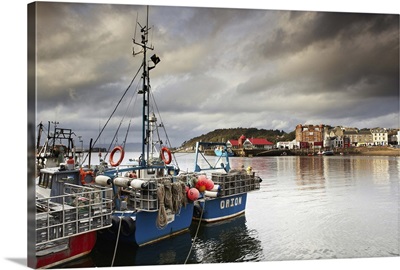 Scotland, Argyll and Bute, Oban, Oban fishing boats and harbor
