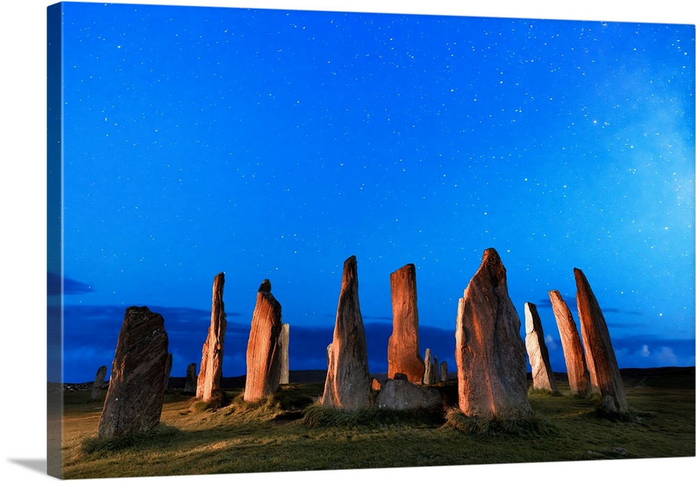 United Kingdom, Scotland, Great Britain, British Isles, Lewis and Harris, Callanish stone circle in the Outer Hebrides by ...