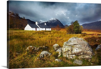Scotland, Glencoe, Black Rock Cottage