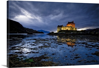 Scotland, Highland, Great Britain, Highlands, Dornie, view of the castle