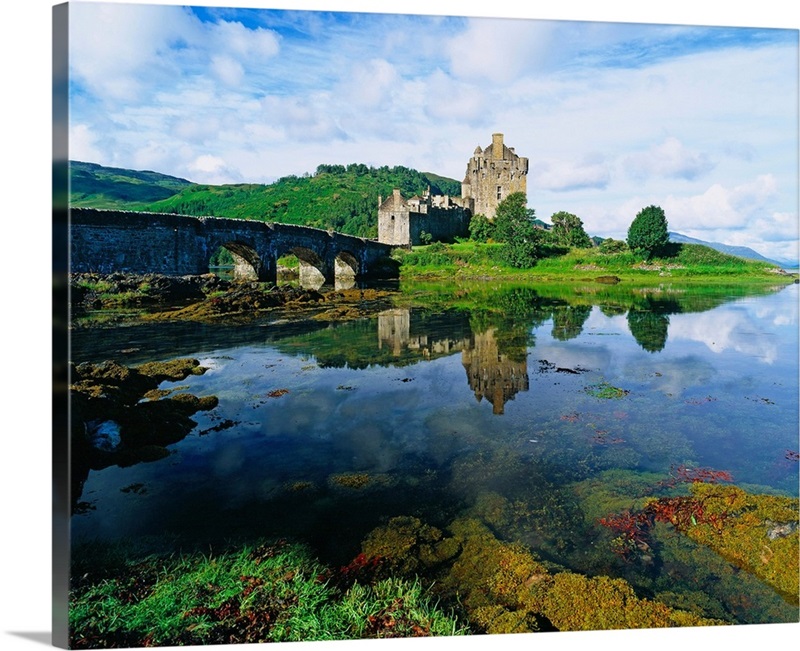 Scotland, Highlands, Eilean Donan Castle Wall Art, Canvas Prints