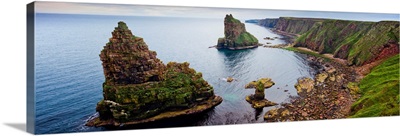 Scotland, North sea, Highland, Caithness, Duncansby head, Stacks of Duncansby