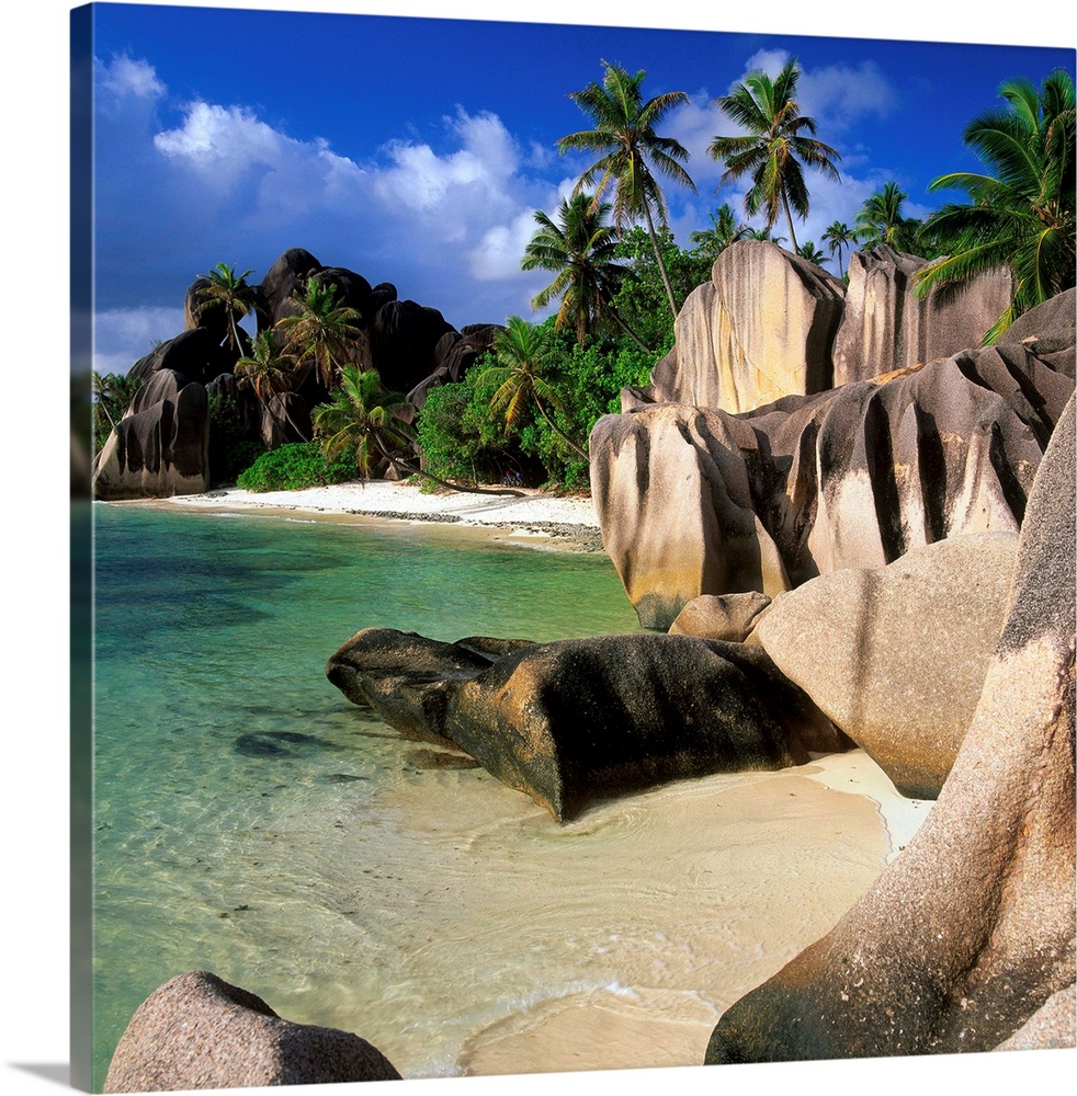 Seychelles, La Digue, Anse Source d'Argent.