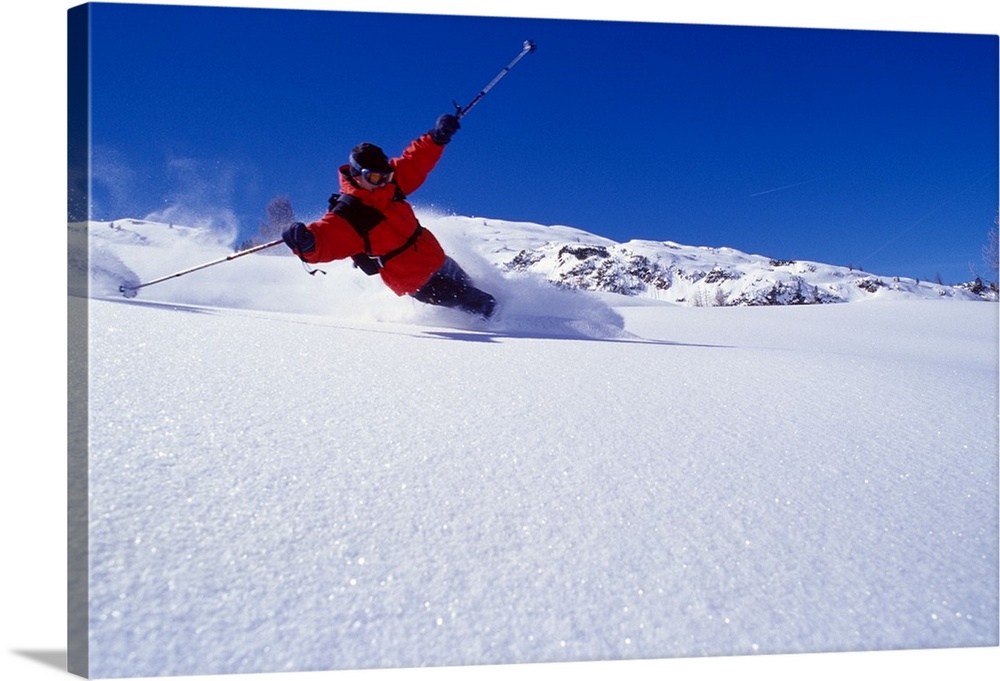 Skiing, Dolomites, skiing