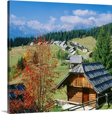 Slovenia, Julian Alps, Triglav National Park, Zajamniki village
