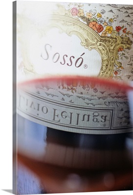 Sosso wine (Italy, Friuli), Brazzano di Cormons, glasse of Sosso wine