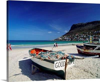South Africa, Cape Peninsula, Fish Hoek beach