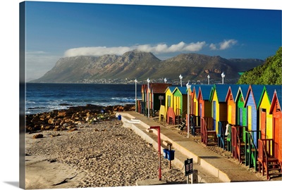 South Africa, Western Cape, False Bay, St. James beach