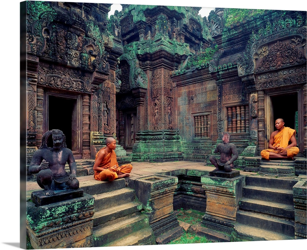 Southeast Asia, Cambodia, Kampuchea, Angkor, Banteay Srei Temple