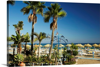 Spain, Andalusia, Mediterranean area, Costa del Sol, Torremolinos, La Carihuela beach