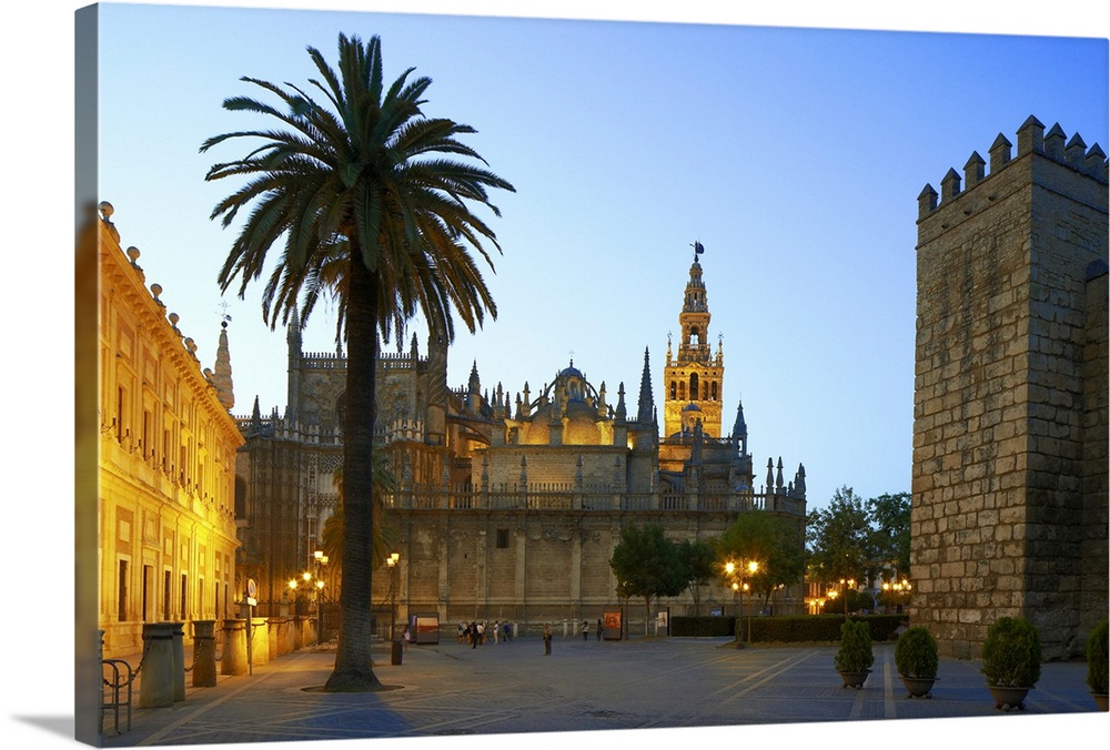 Spain, Andalusia, Mediterranean area, Seville, Barrio Santa Cruz, Seville Cathedral, La Giralda