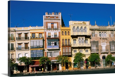 Spain, Andalusia, Seville, Typical architecture