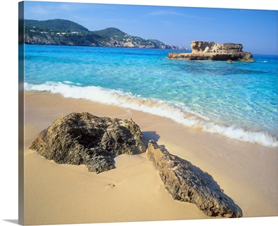 Spain, Balearic Islands, Ibiza, Cala Tarida beach