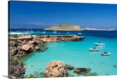 Spain, Balearic Islands, Ibiza, Mediterranean sea, Illes Balears district, Cala Comte