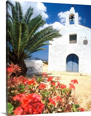 Spain, Balearic Islands, Ibiza, Sant Francesc de S'Estany church