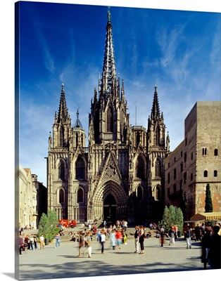 Spain, Catalonia, Barcelona, Cathedral
