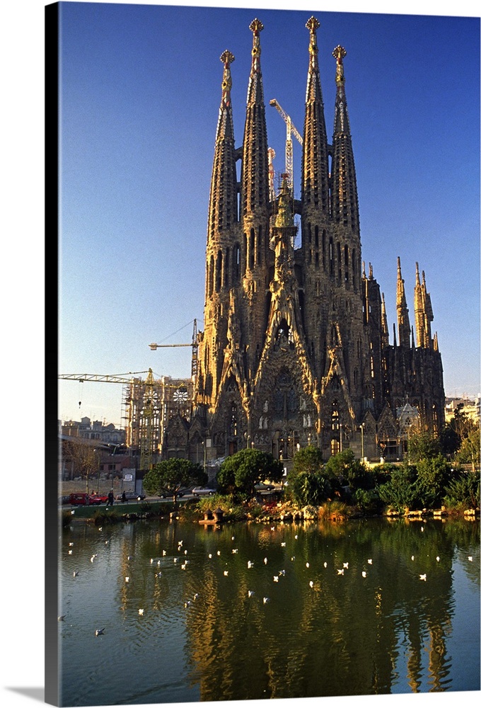 Spain, Catalonia, Barcelona, Sagrada Familia