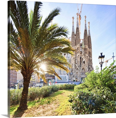 Spain, Catalonia, Barcelona, Sagrada Familia, The Sagrada Familia Facade