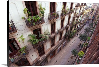 Spain, Catalonia, Mediterranean area, Barcelona, Barri Gotic, Old Town