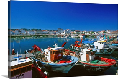 Spain, Galicia, Rias Bajas area, A Toxa harbour