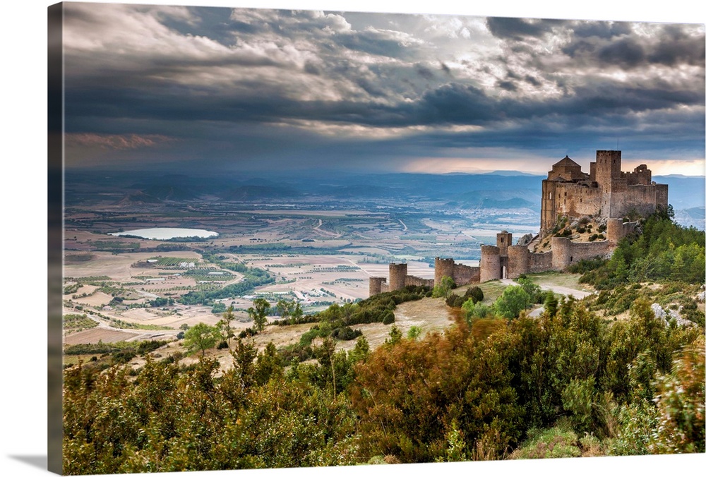 Spain, Aragon, Huesca district, Loarre Castle.