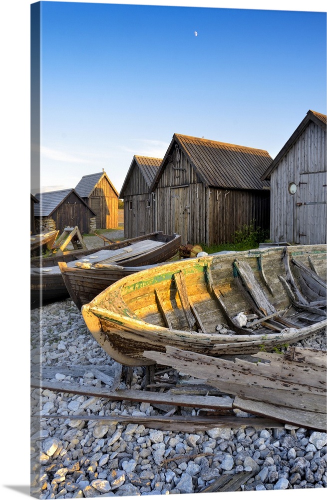 Sweden, Gotland, Scandinavia, Faro, The old fisherman's village of Helgumannens fiskelage