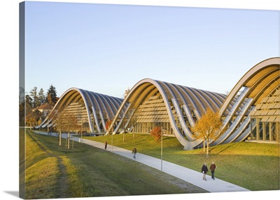 Switzerland, Bern, Bern, Paul Klee centre by Renzo Piano