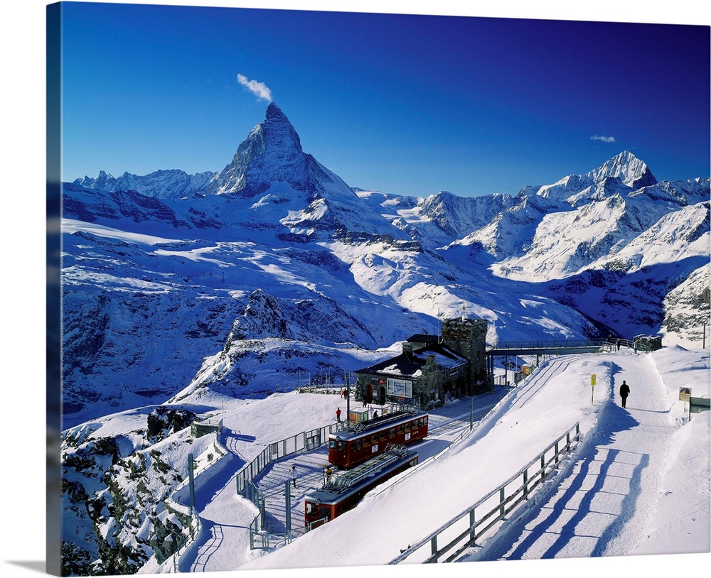 Switzerland, Valais, Zermatt, Gornergrat Station