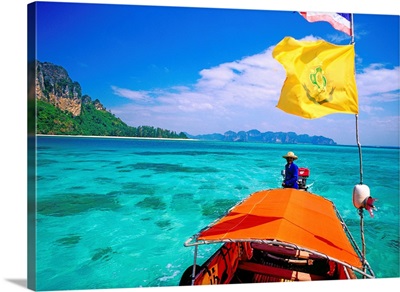Thailand, Andaman Sea, Krabi, typical boat