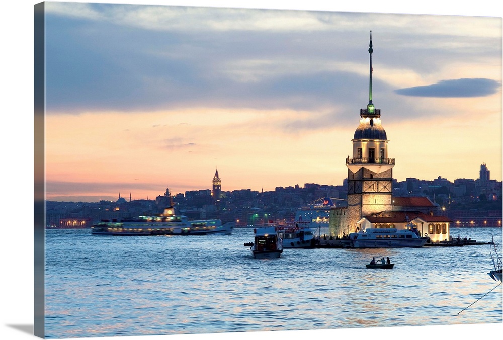 Turkey, Marmara, Istanbul, Asian Side, uskudar, Maiden's Tower