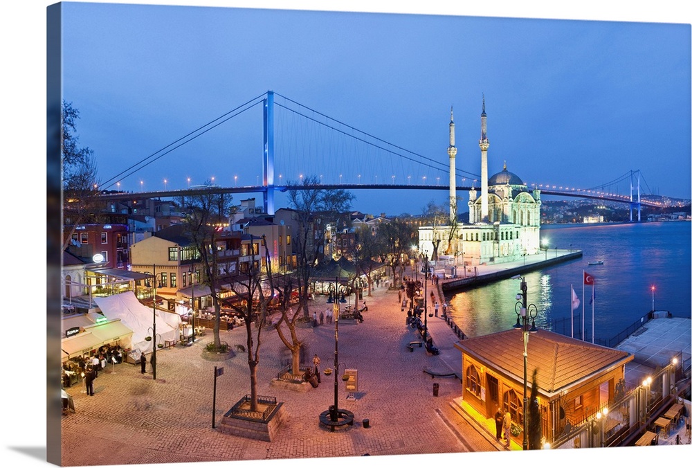 Turkey, Marmara, Middle East, Bosphorus, Istanbul, Ortakoy Mosque