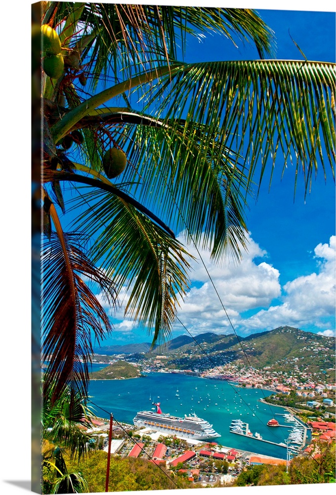 U.S. Virgin Islands, St. Thomas, View from Paradise Point