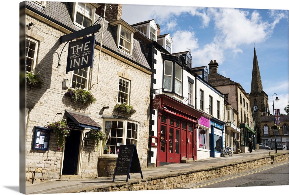 UK, England, Great Britain, North Yorkshire, Pickering, The high street