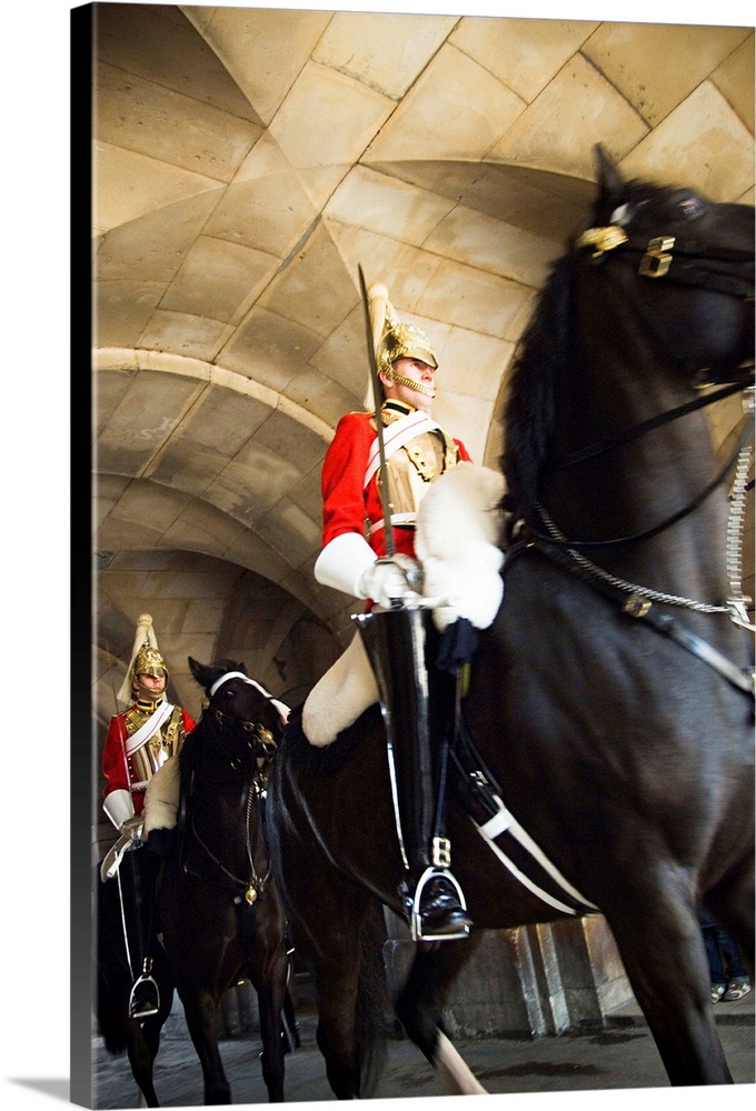 UK, England, London, Household Cavalry Guards, Royal Horse Guards