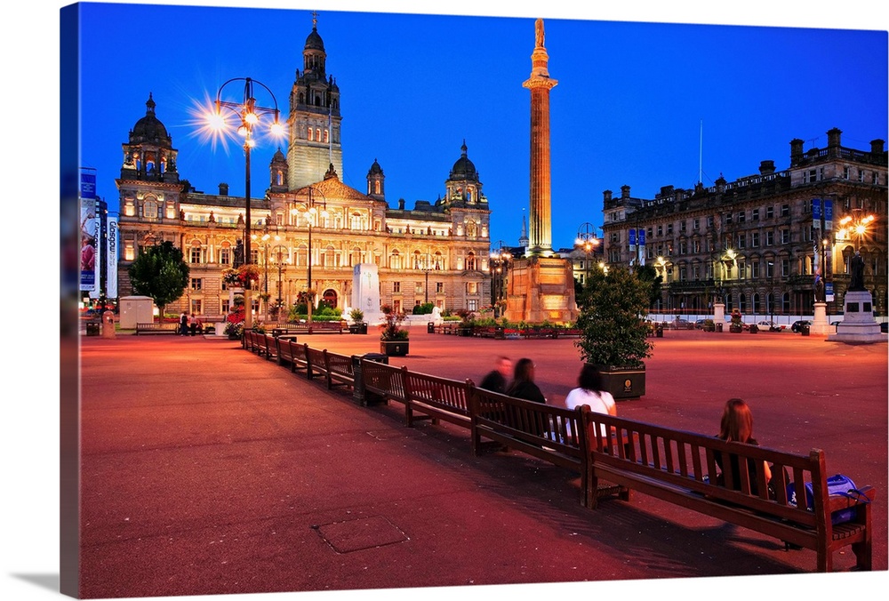 United Kingdom, UK, Scotland, Glasgow, George Square, City Chambers