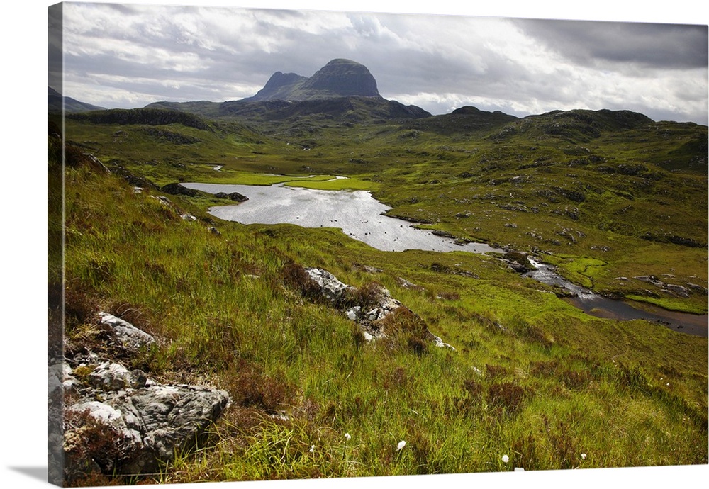 UK, Scotland, Great Britain, Sutherland, Hills of Assynt in Suilven