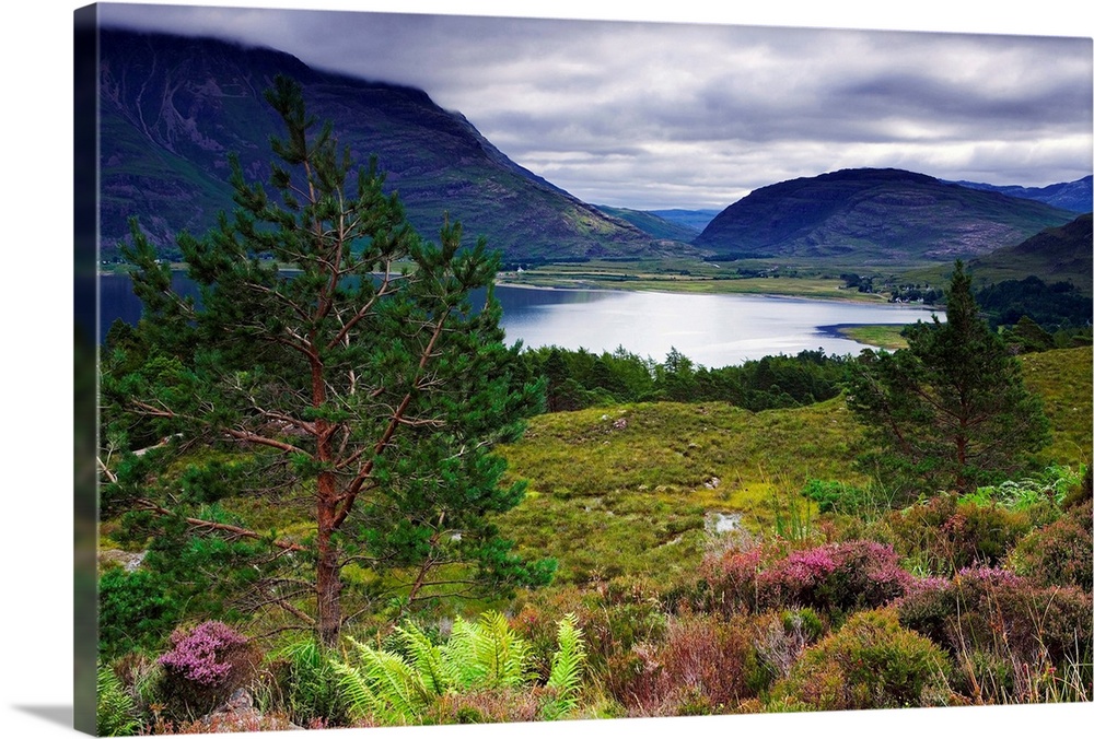 United Kingdom, UK, Scotland, Highlands, Loch Torridon and Liatach mountain in background