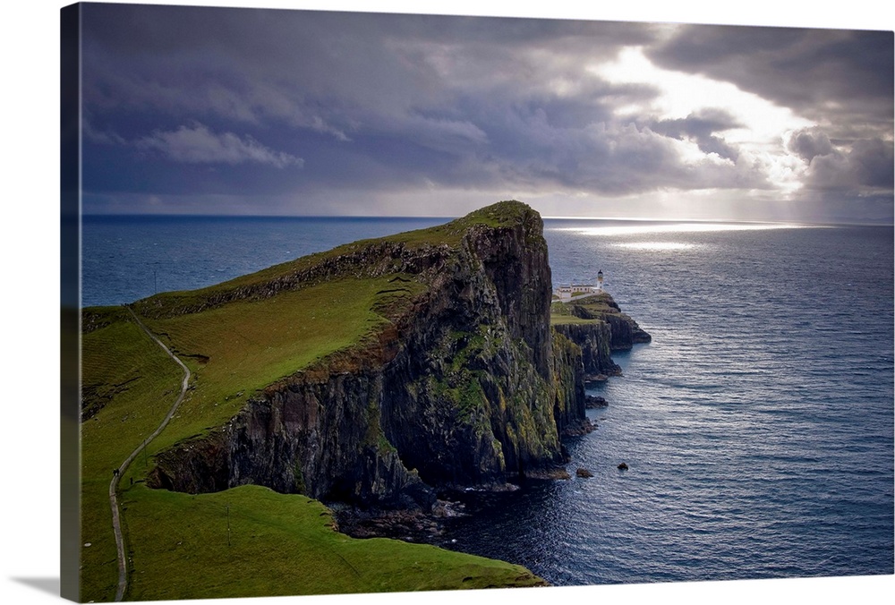 UK, Scotland, Isle of Skye, Neist Point, lighthouse.