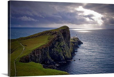 UK, Scotland, Isle of Skye, Neist Point, lighthouse