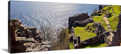UK, Scotland, Loch Ness, Great Britain, Highlands, Urquhart Castle