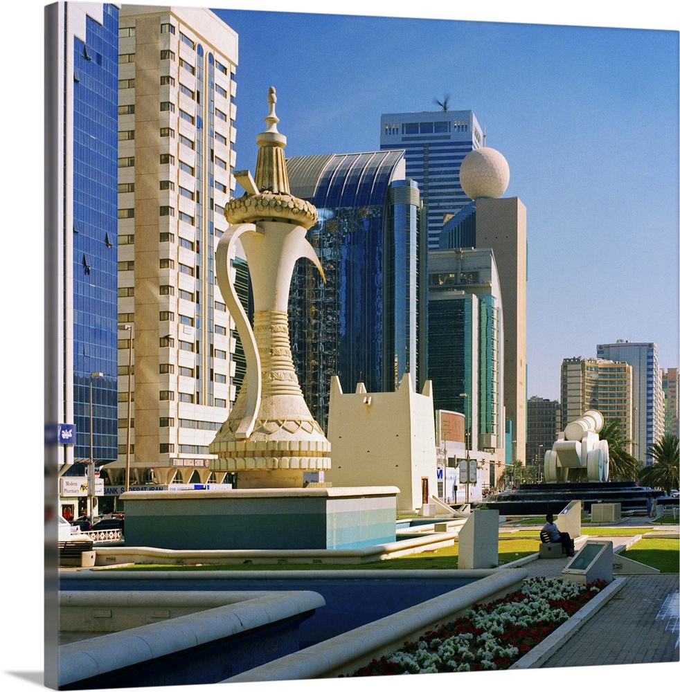 United Arab Emirates, Emirate Abu Dhabi, Middle East, Gulf Countries, Arabian peninsula, Abu Dhabi, Al Ittihad Square