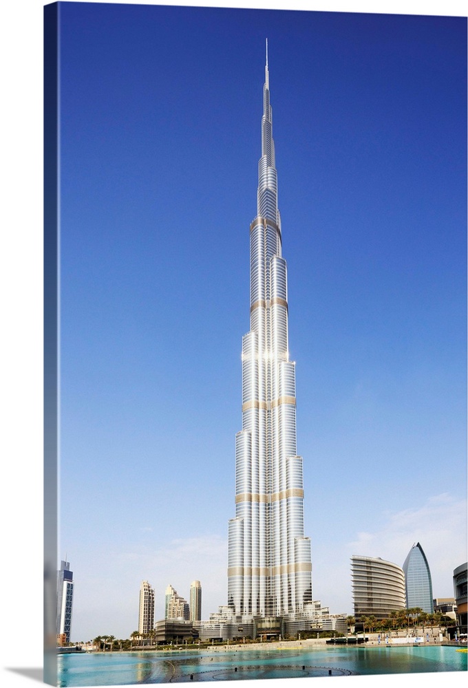 United Arab Emirates, Dubai, Dubai City, Arab states of the Persian Gulf, Burj Khalifa the tallest building in the world.