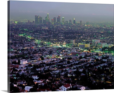 United States, California, Los Angeles, View towards the Downtown