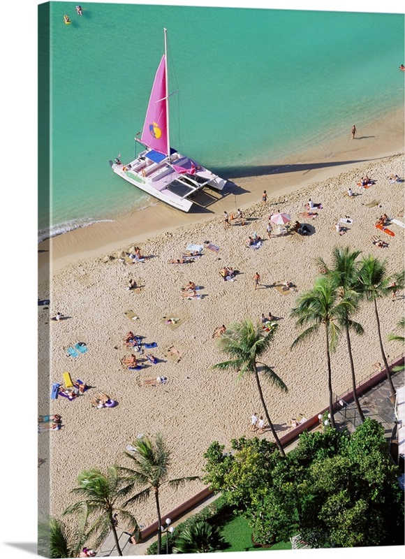 United States, Hawaii, Waikiki beach Wall Art, Canvas Prints, Framed Prints, Wall Peels Great
