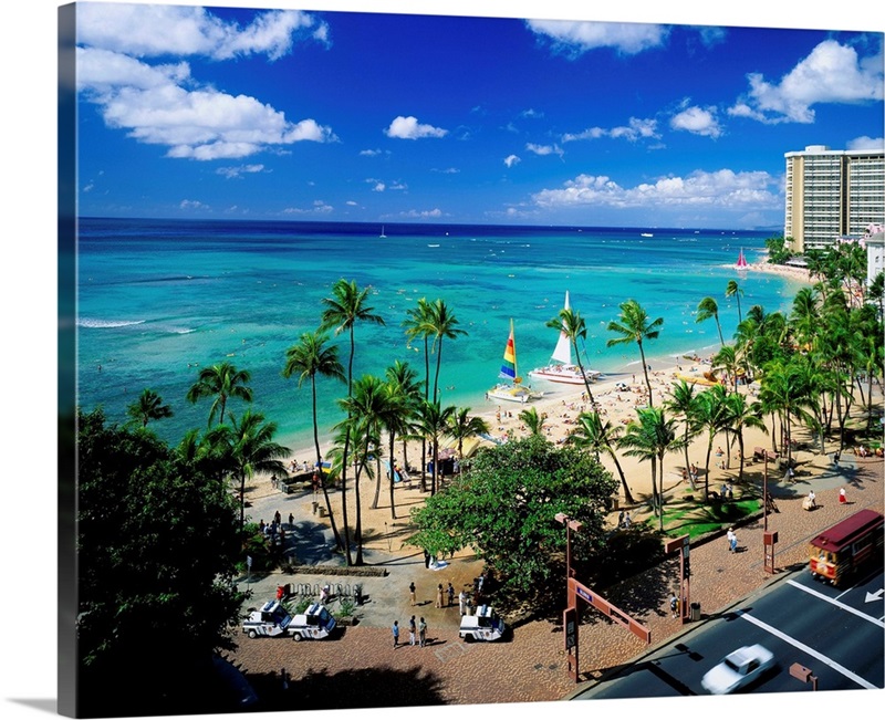 United States, Hawaii, Waikiki beach Wall Art, Canvas Prints, Framed Prints, Wall Peels Great